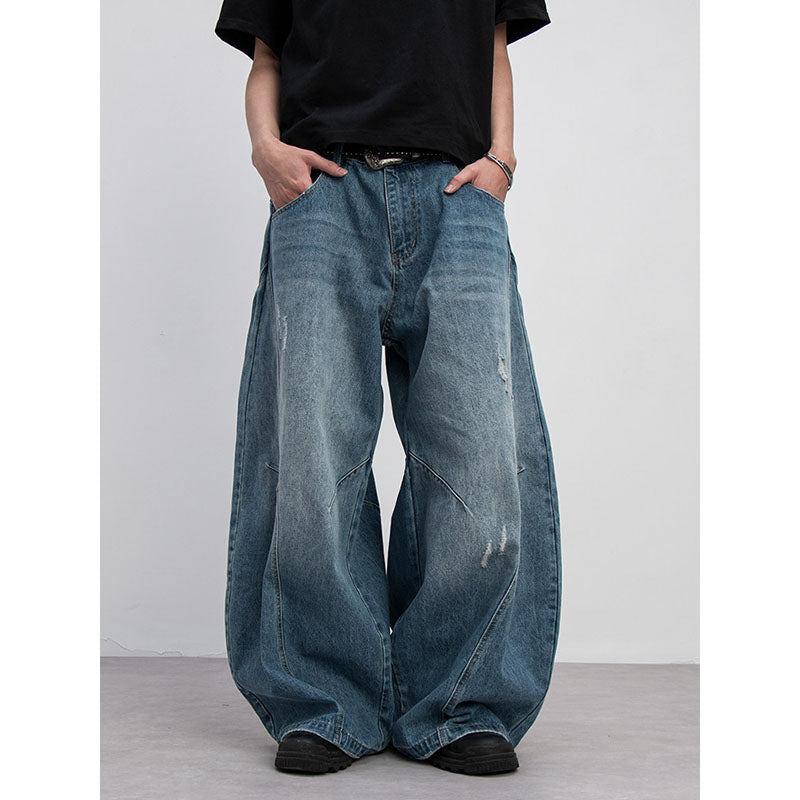 Cleanfit Baggy Scimitar-silhouette Jeans 1053