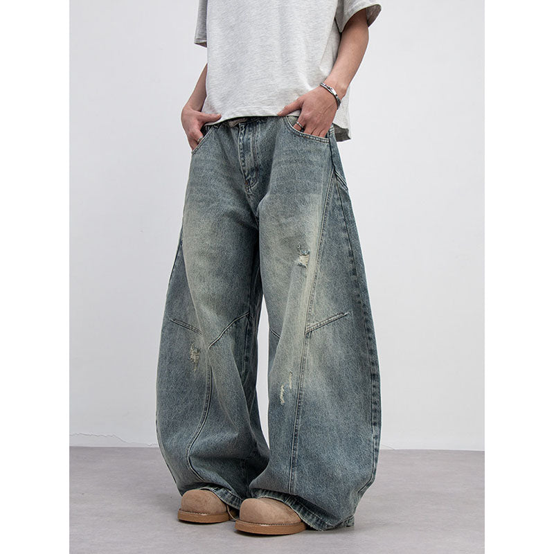 Cleanfit Baggy Scimitar-silhouette Jeans 1053