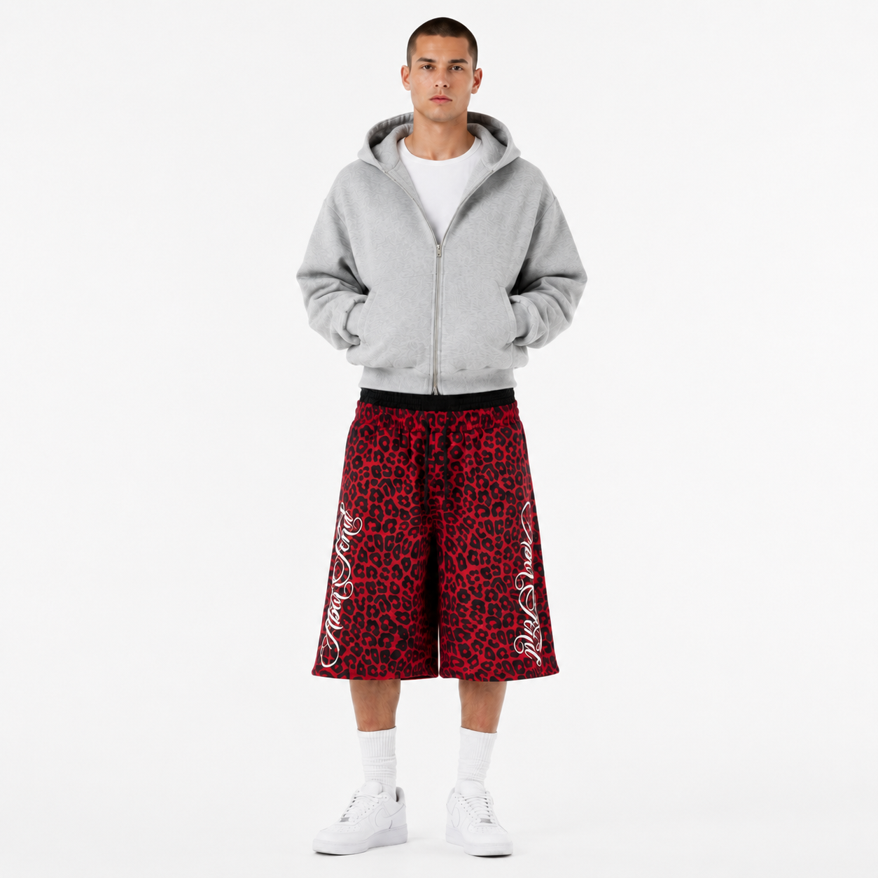 Wild Leopard Street Shorts K210