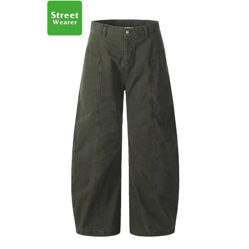 Scimitar-silhouette Cargo pants SW012KNCK6615