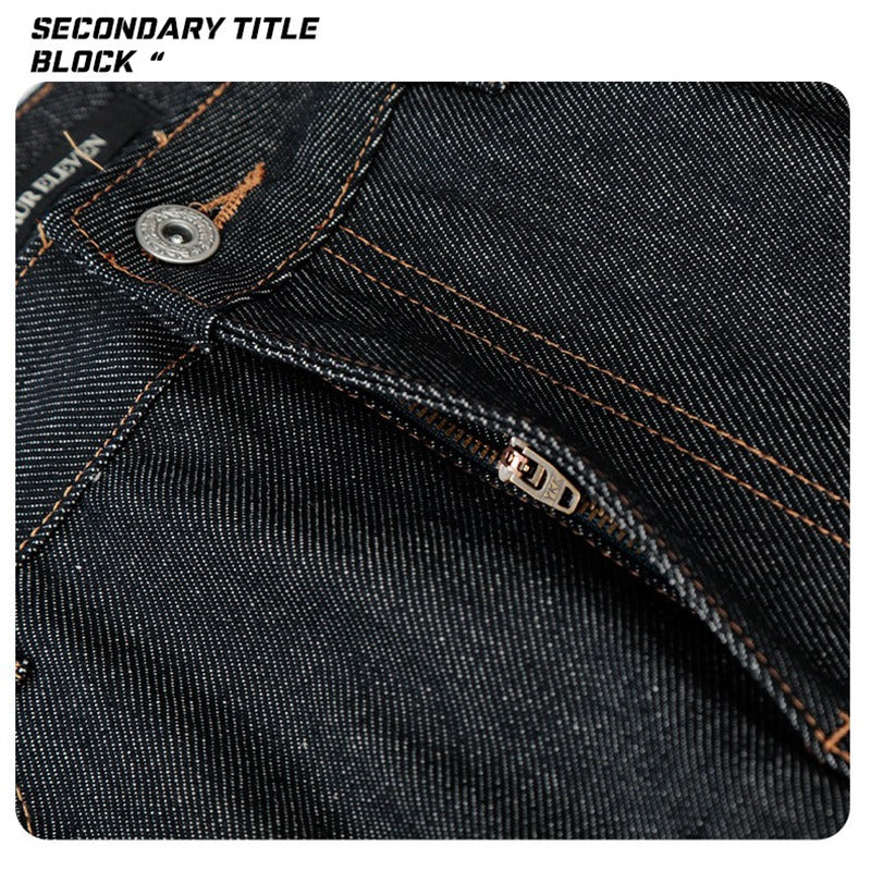 Hip Hop Letter Embroidery Baggy Wide Leg Jeans