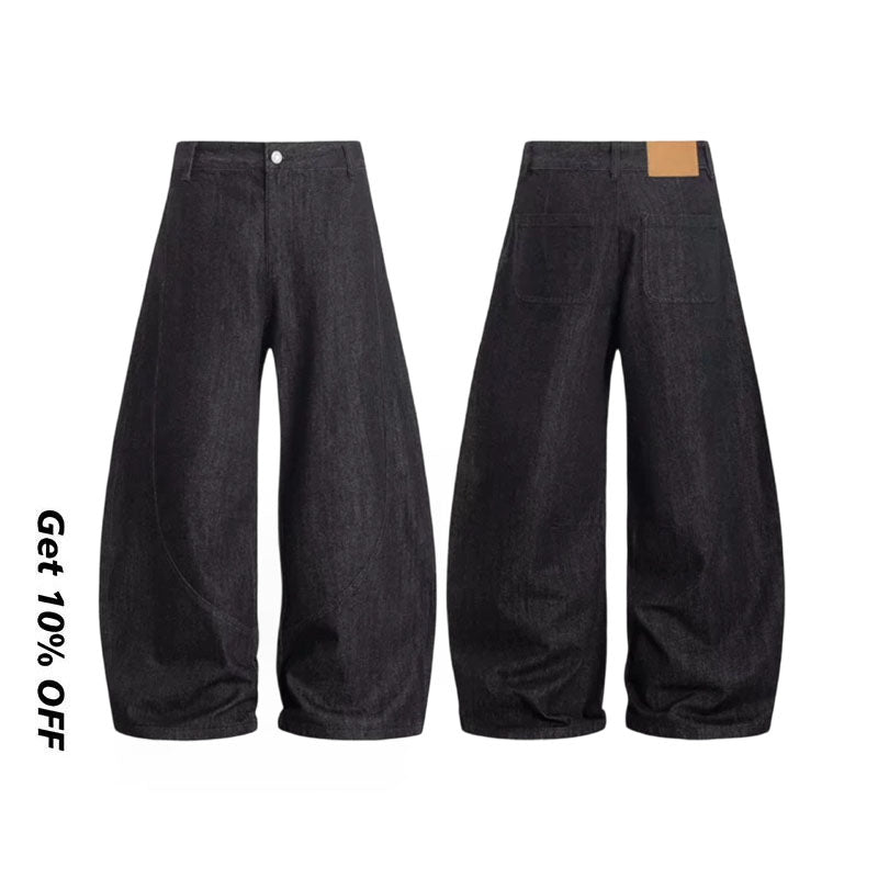 Cleanfit Baggy Scimitar-silhouette Jeans 1035