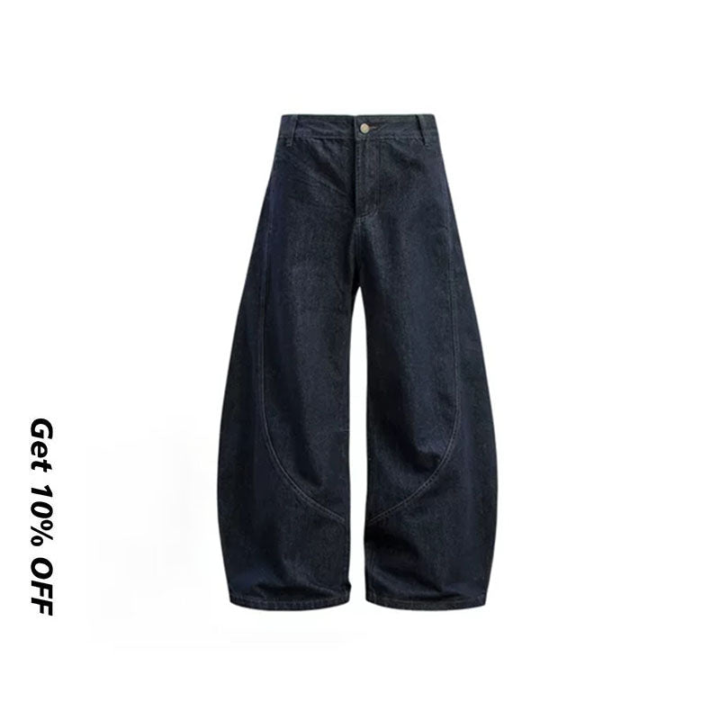 Cleanfit Baggy Scimitar-silhouette Jeans 1035