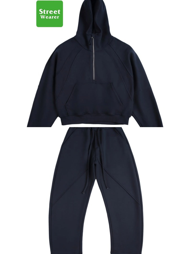 Multi-Panel UltraWeight Hoodie Set SW018LLLWY988&985