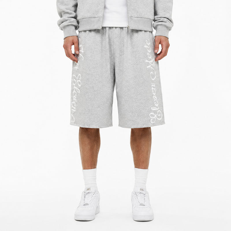 Script Logo Baggy Sweat Shorts Grey CK280