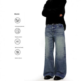 Cleanfit Washed  Retro Cat-Whisker Jeans CK5567