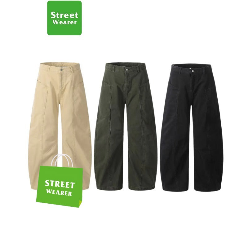 Scimitar-silhouette Cargo pants SW012KNCK6615