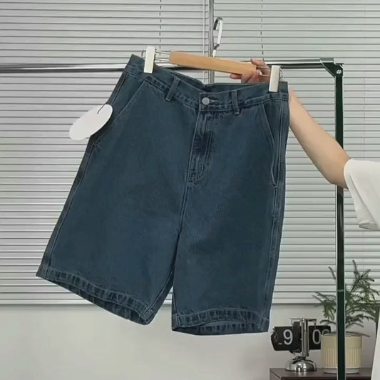 Cleanfit Loose Street Casual Cotton Denim Short Jeans SW033UNFKZ048